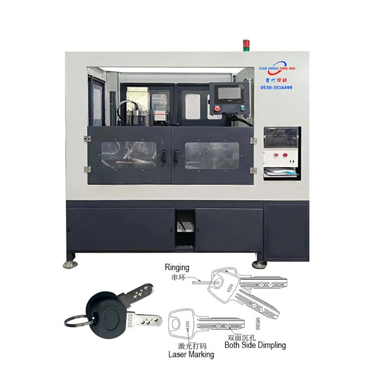 Flat Key Dimple Bitting Machine